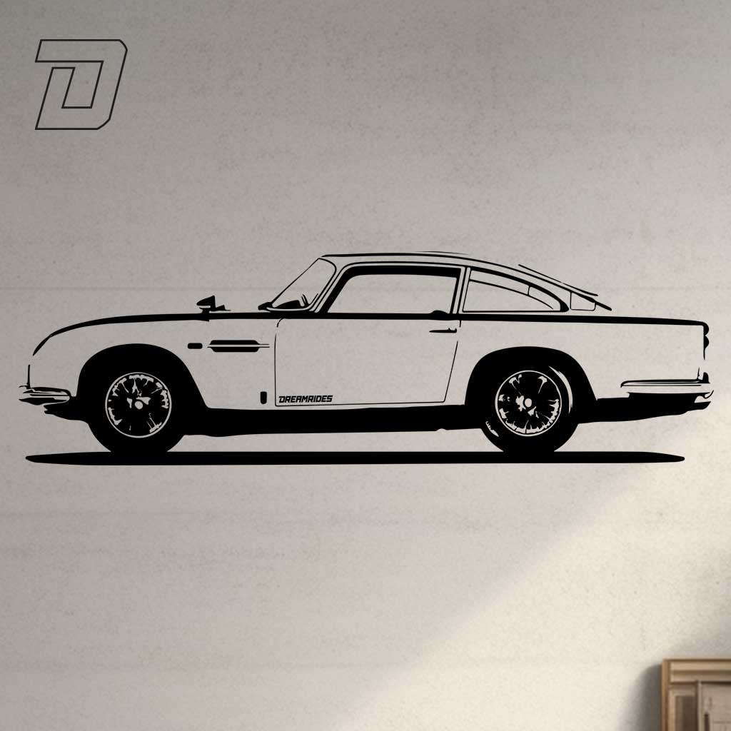Wandtattoo - Aston Martin DB5 "James Bond" (1963)