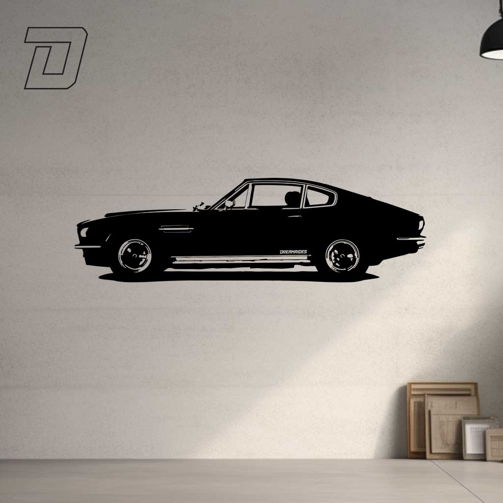 Wandtattoo - Aston Martin DBS-Vantage "James Bond" (1970)