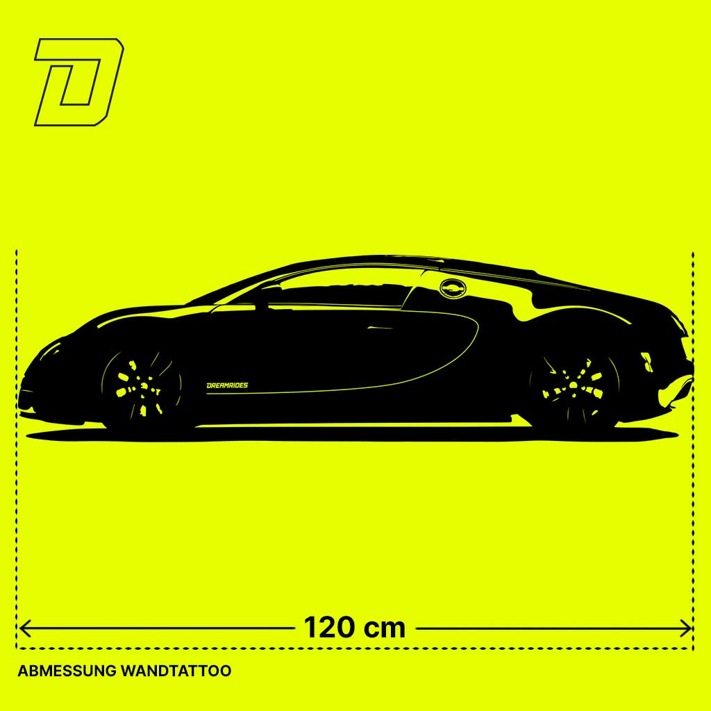Wandtattoo - Bugatti Veyron Supersport (2010)