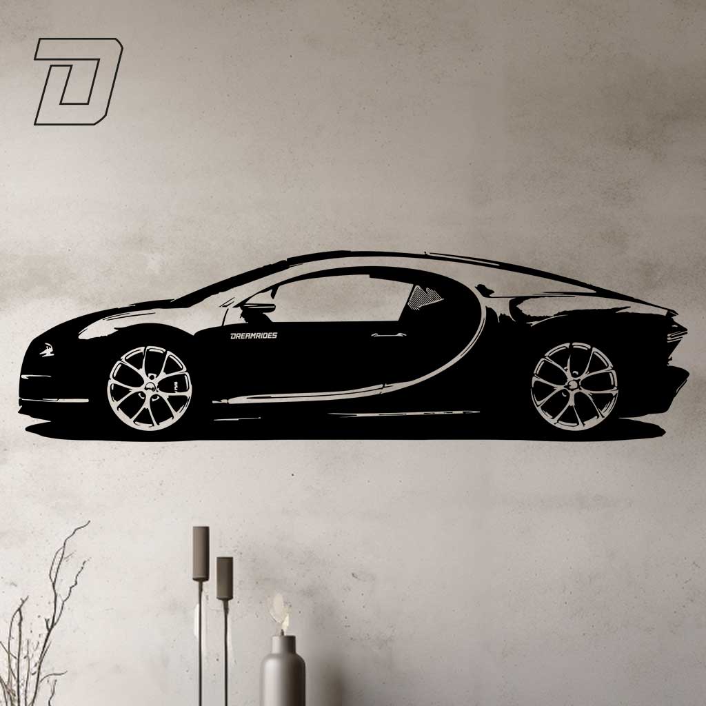 Wandtattoo - Bugatti Chiron (2017)