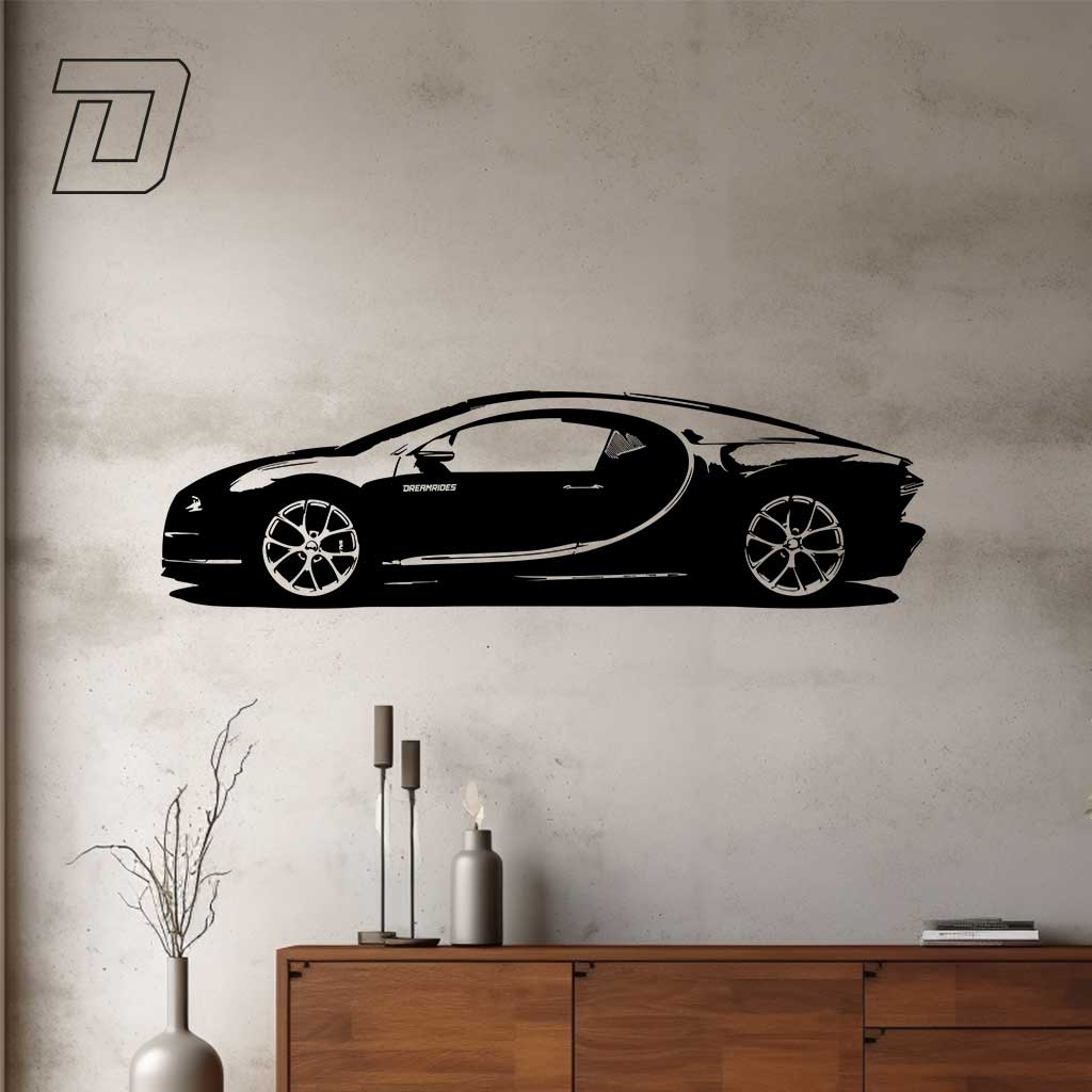 Wandtattoo - Bugatti Chiron (2017)