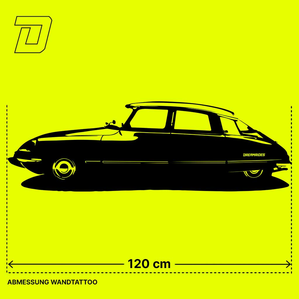 Wandtattoo - Citroen DS (1955)