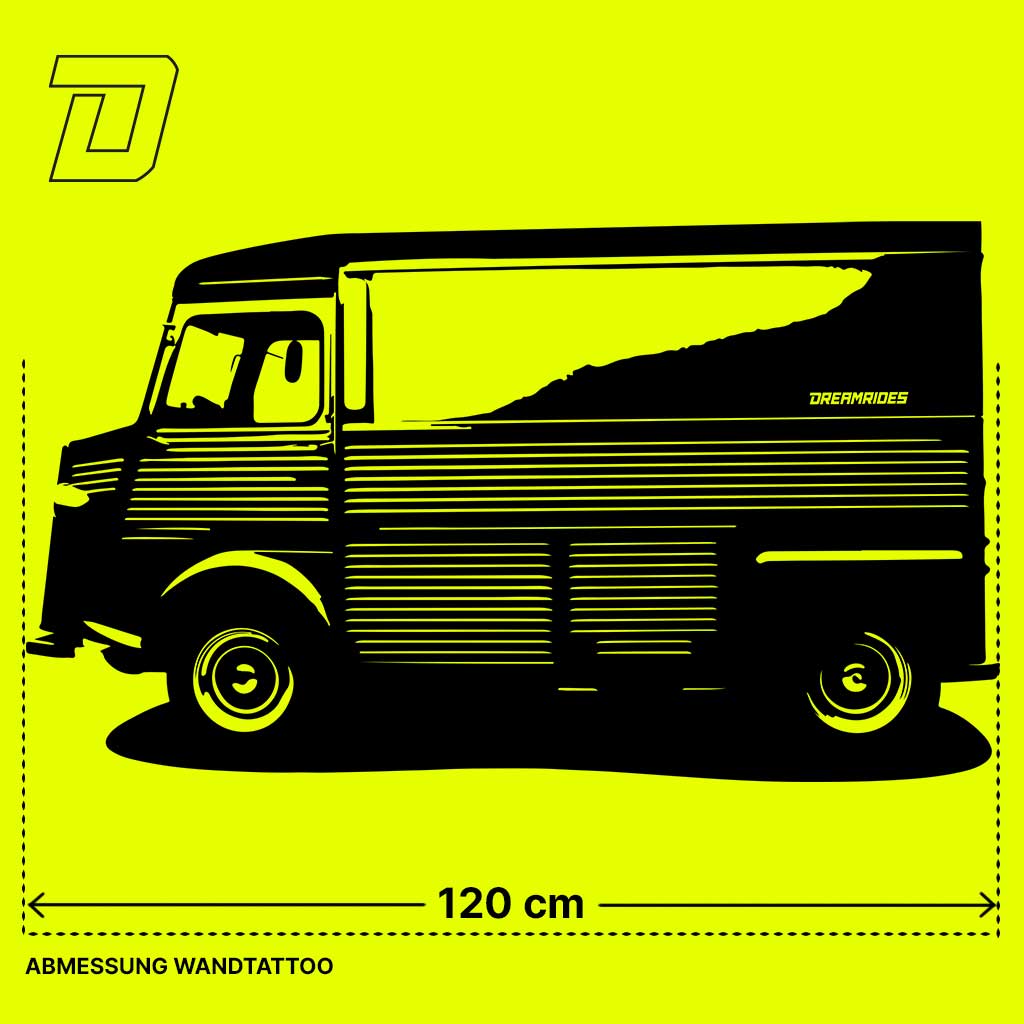 Wandtattoo - Citroen Typ H (1947)