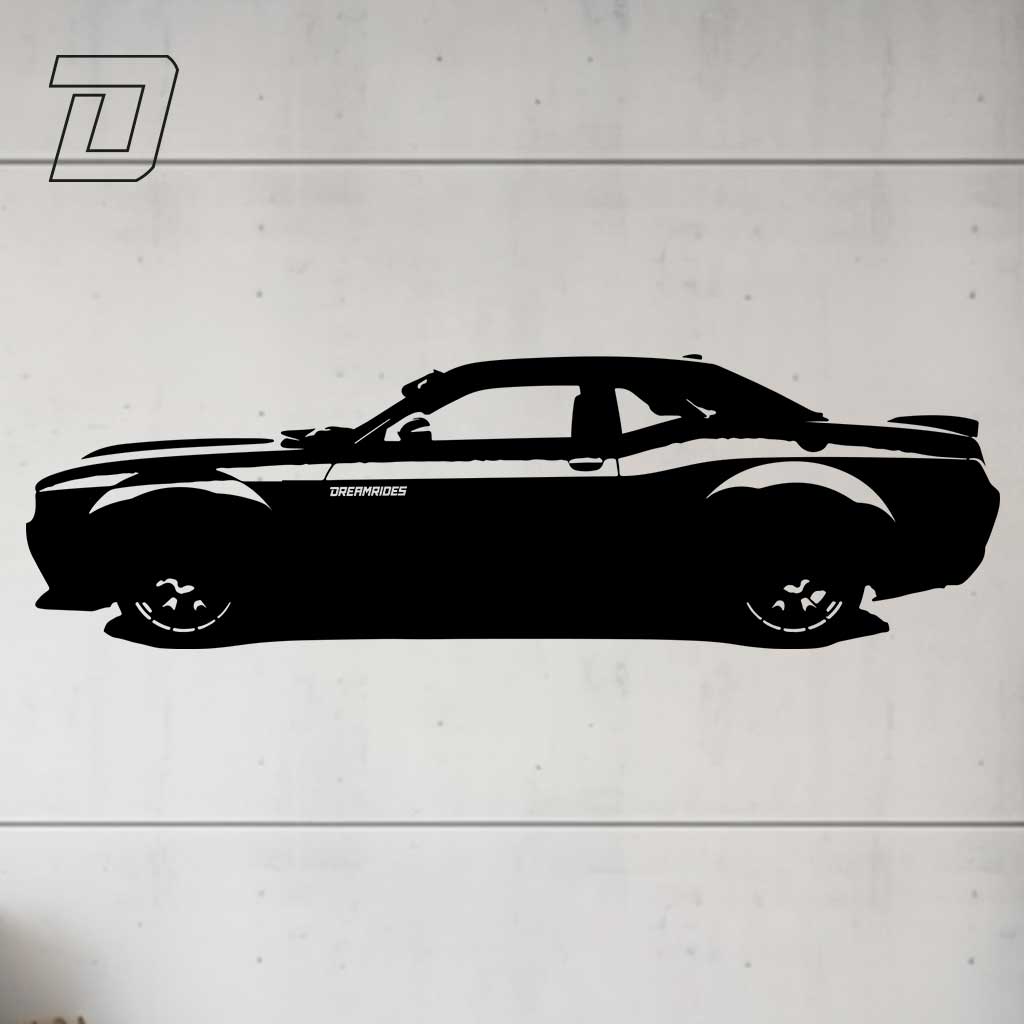 Wandtattoo - Dodge Challenger SRT Hellcat (2020)