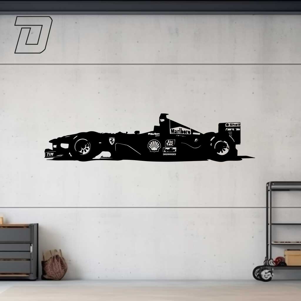 Wandtattoo - Ferrari "Michael Schumacher" (2000)