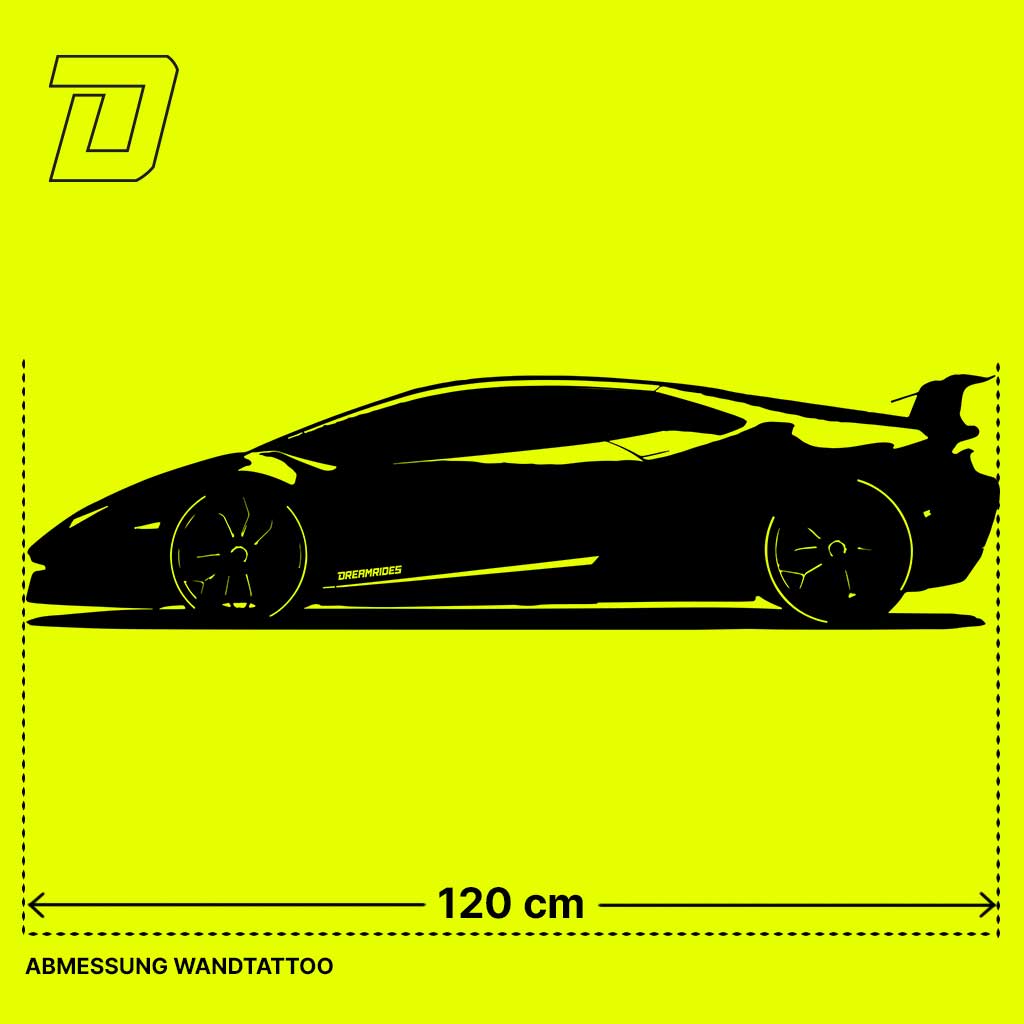 Wandtattoo - Lamborghini Huracan Performante (2018)