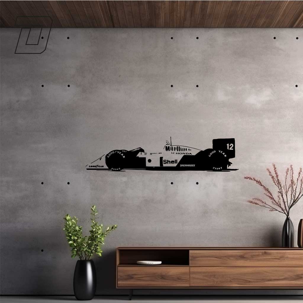 Wandtattoo - McLaren F1 "Ayrton Senna" (1988)