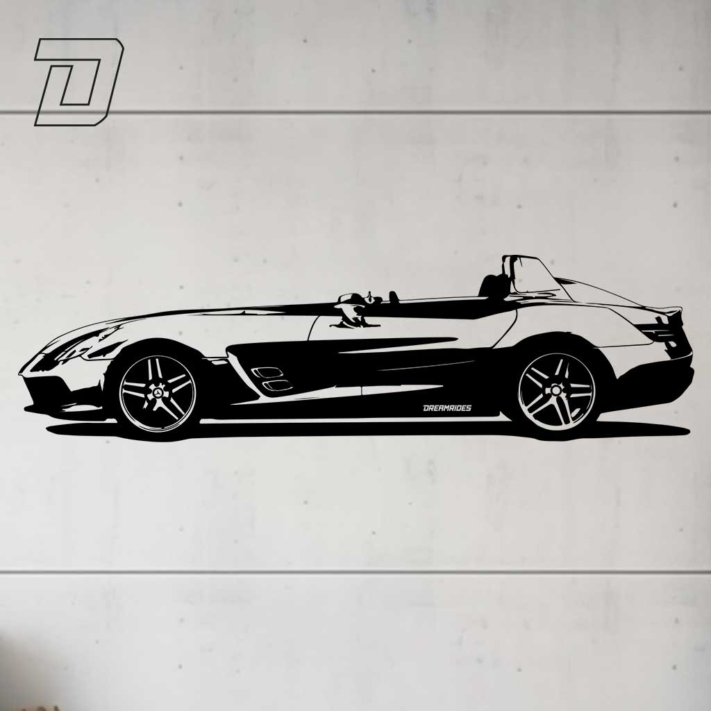 Wandtattoo - Mercedes-Benz SLR Stirling Moss (2009)