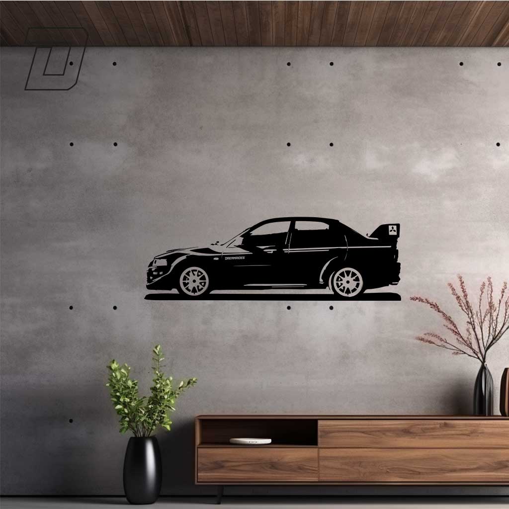 Wandtattoo - Mitsubishi Lancer Evolution 6 Tommi Mäkinen (1999)