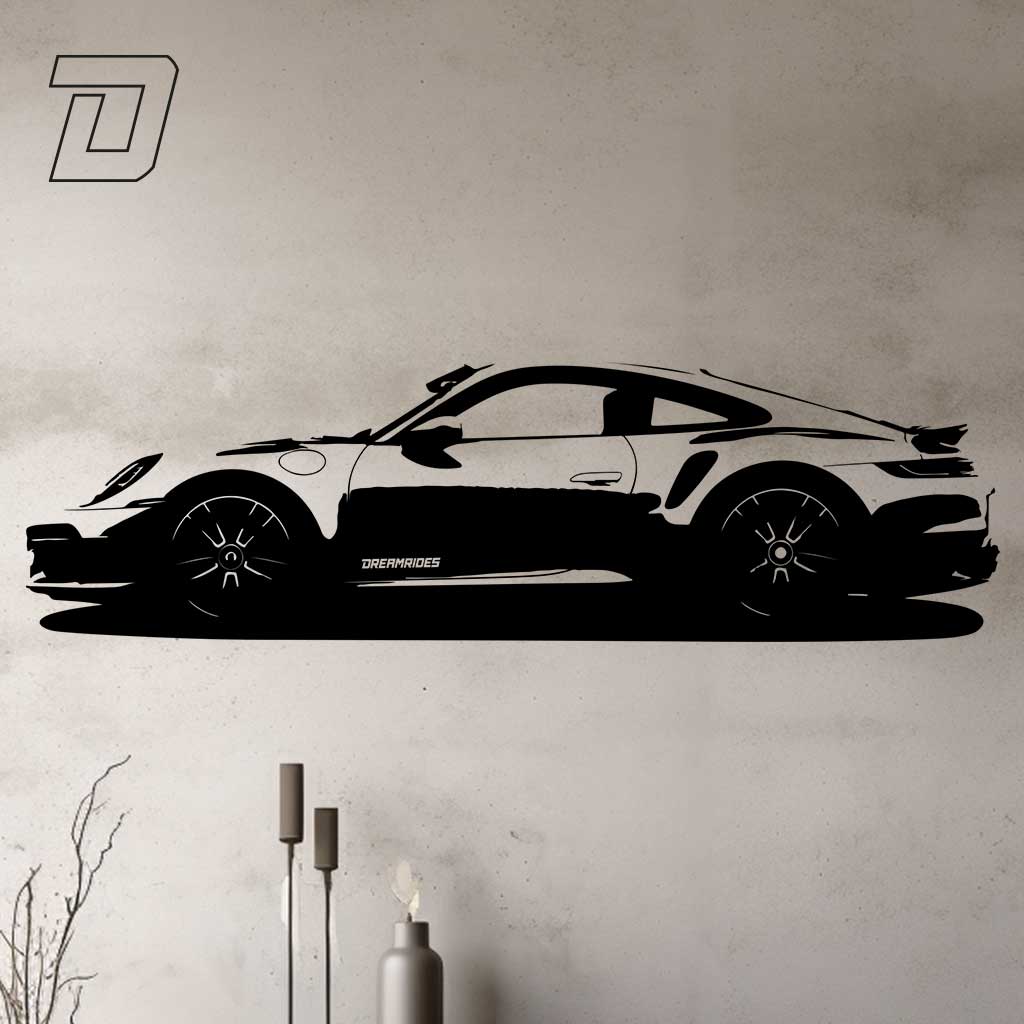 Wandtattoo - Porsche 911 (992) Turbo S (2021)