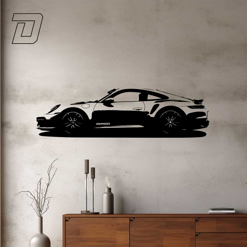 Wandtattoo - Porsche 911 (992) Turbo S (2021)