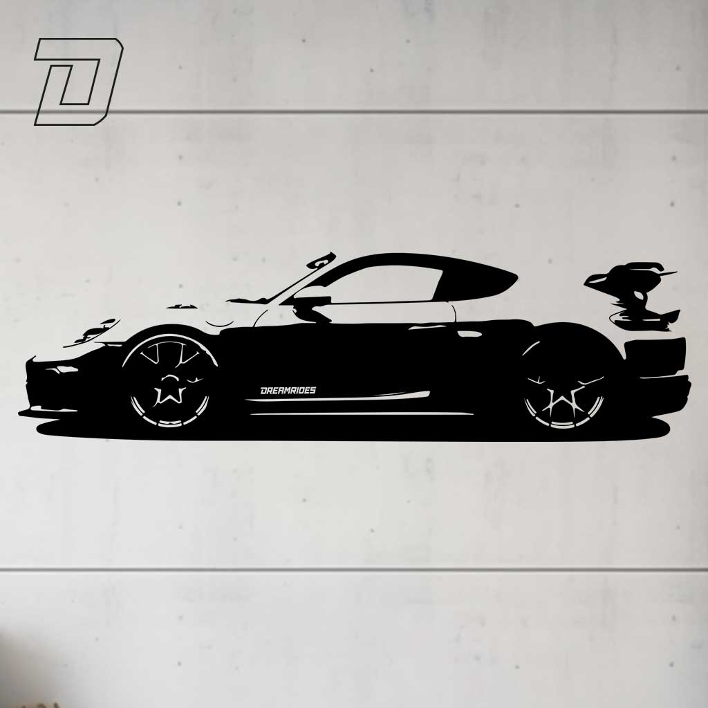 Wandtattoo - Porsche Cayman GT4 RS (2022)