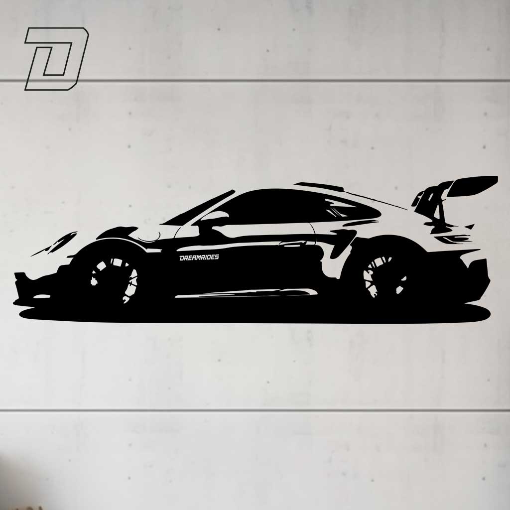 Wandtattoo - Porsche 911 (992) GT3 RS (2023)