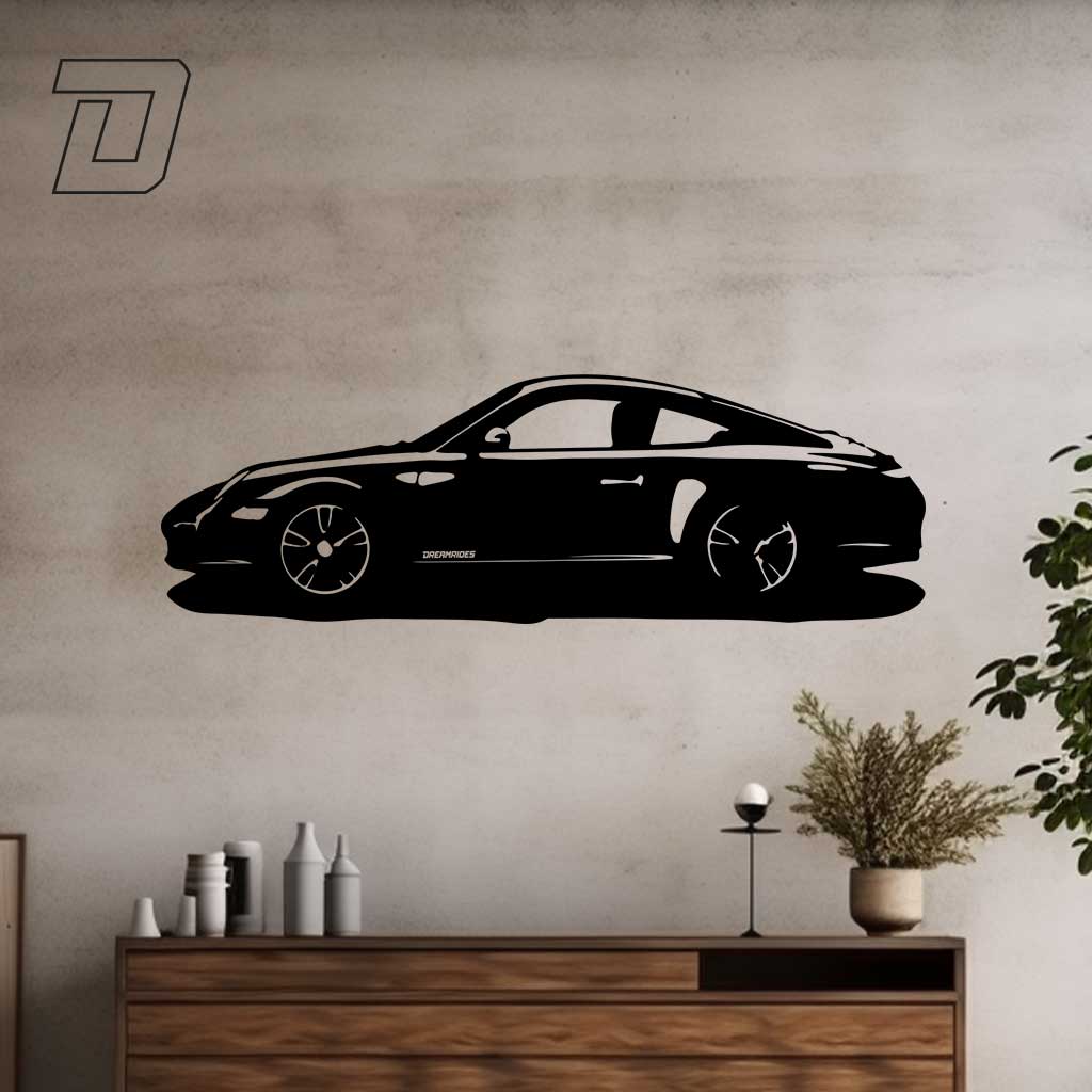 Wandtattoo - Porsche 911 Carrera S 997.2 (2008)