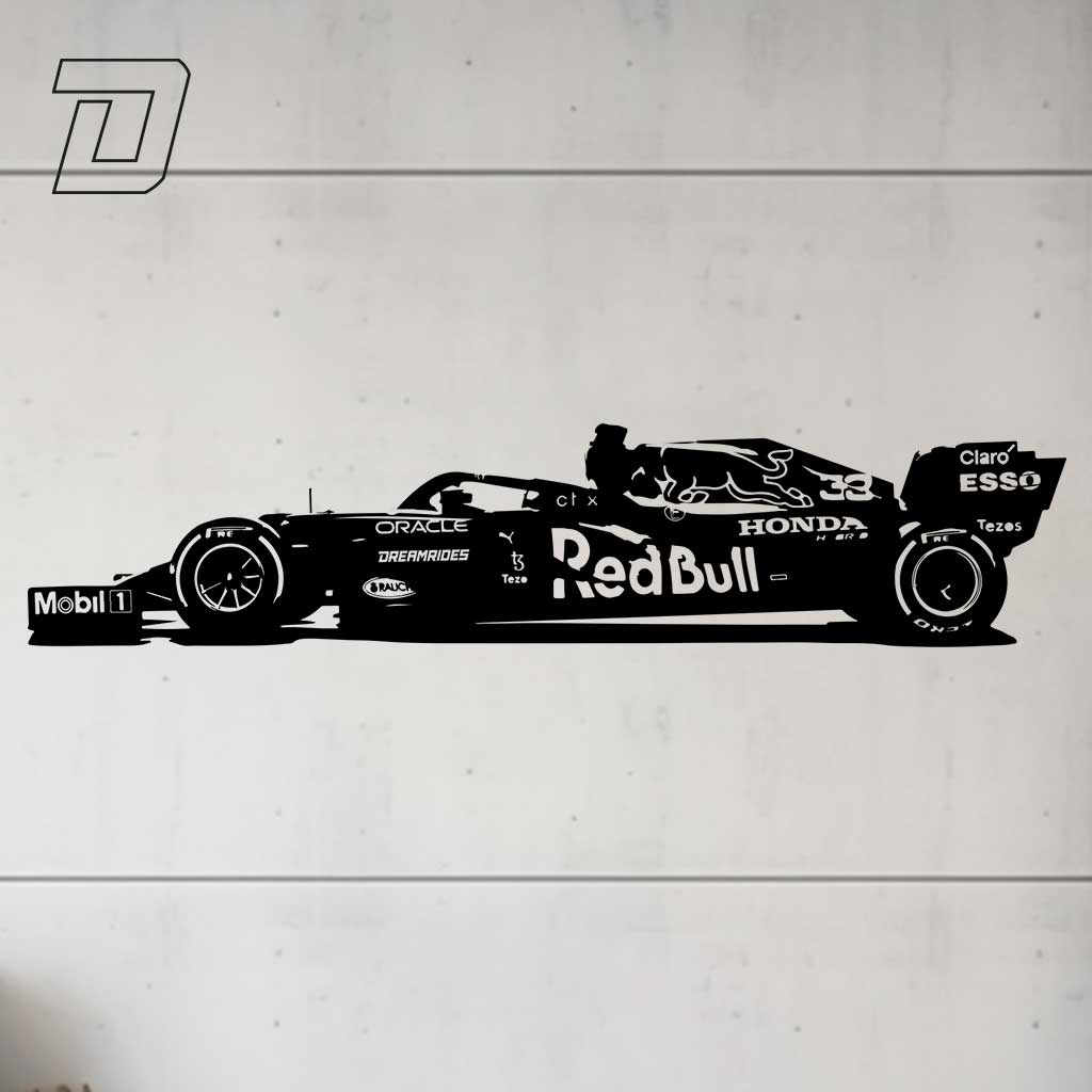 Wandtattoo - Red Bull F1 "Max Verstappen" (2021)