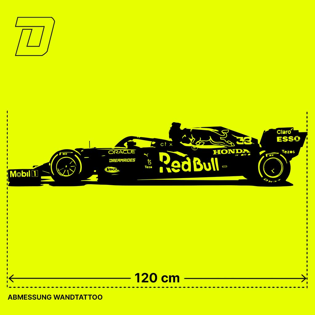 Wandtattoo - Red Bull F1 "Max Verstappen" (2021)