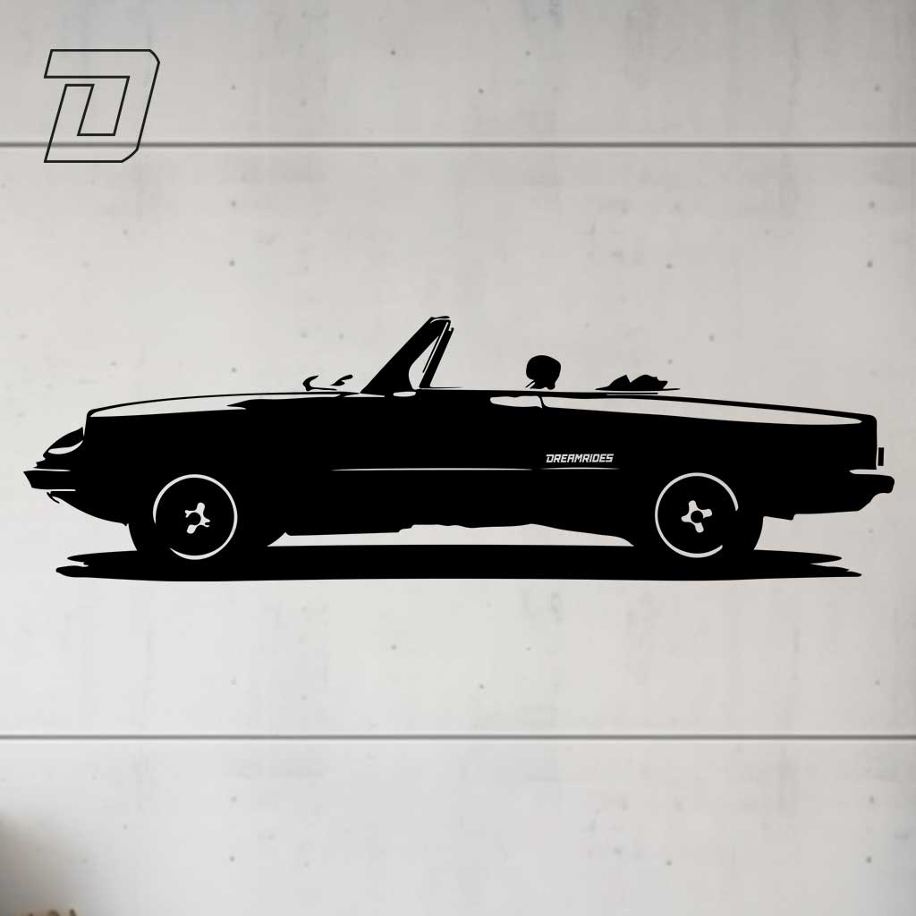 Wandtattoo - Alfa Romeo Spider (1970)