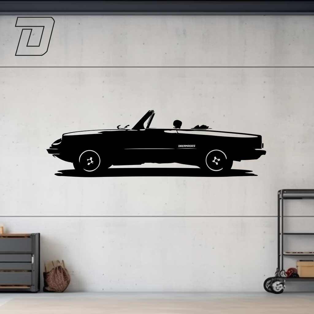 Alfa Romeo Spider (1970) - Wandtattoo