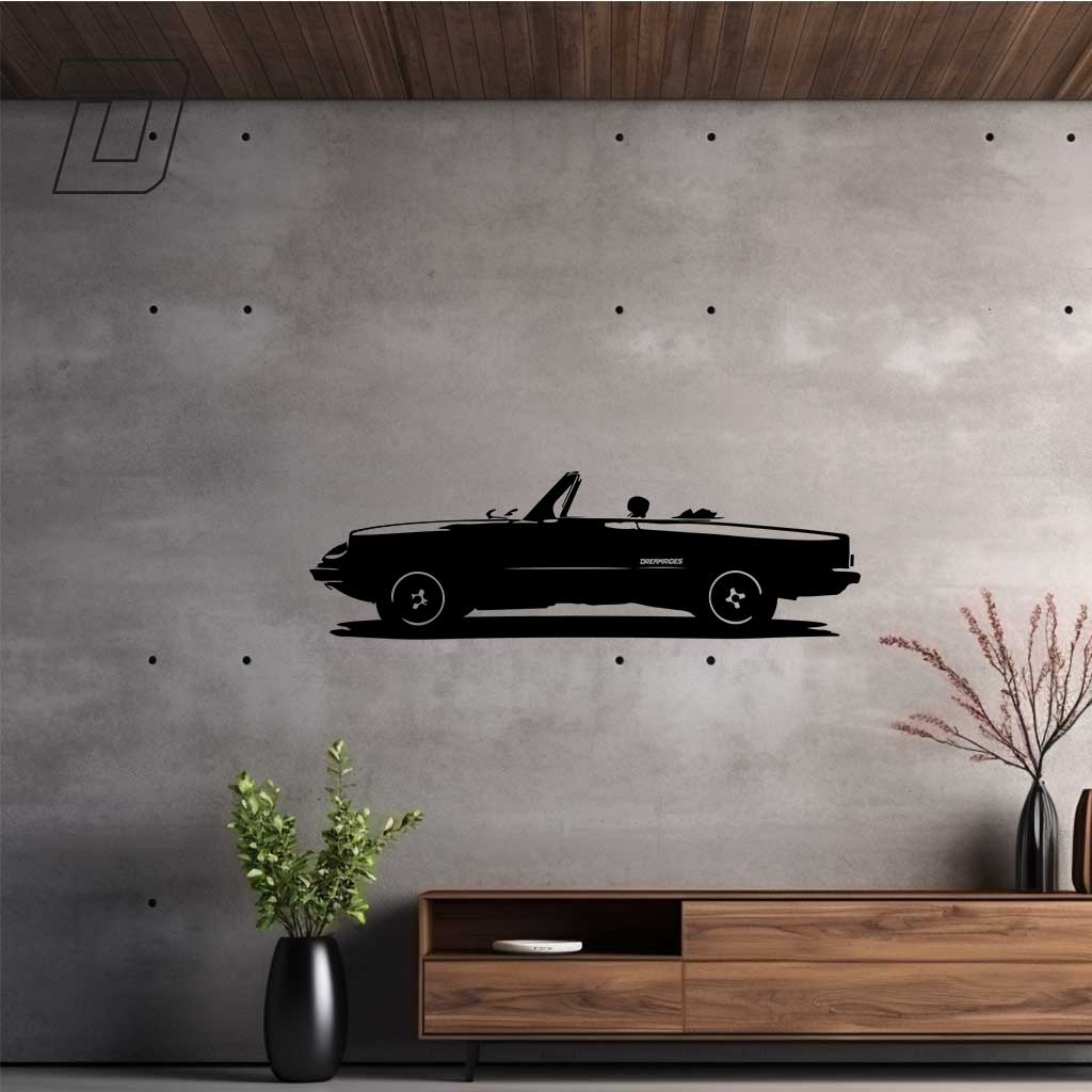 Alfa Romeo Spider (1970) - Wandtattoo