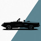 Alfa Romeo Spider (1970) - Wandtattoo