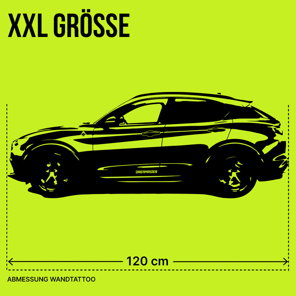 Alfa Romeo Stelvio Quadrifoglio (2020) - Wandtattoo