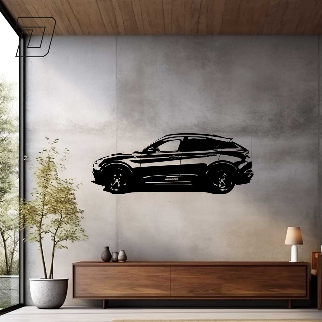 Wandtattoo - Alfa Romeo Stelvio Quadrifoglio (2020)