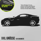 Alfa Romeo 8C Competizione (2007) - Wandtattoo