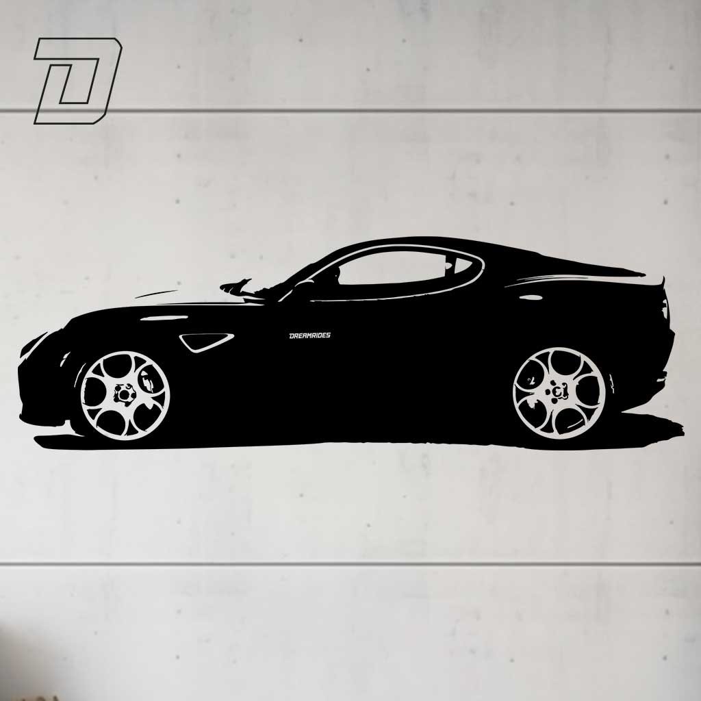 Wandtattoo - Alfa Romeo 8C Competizione (2007)