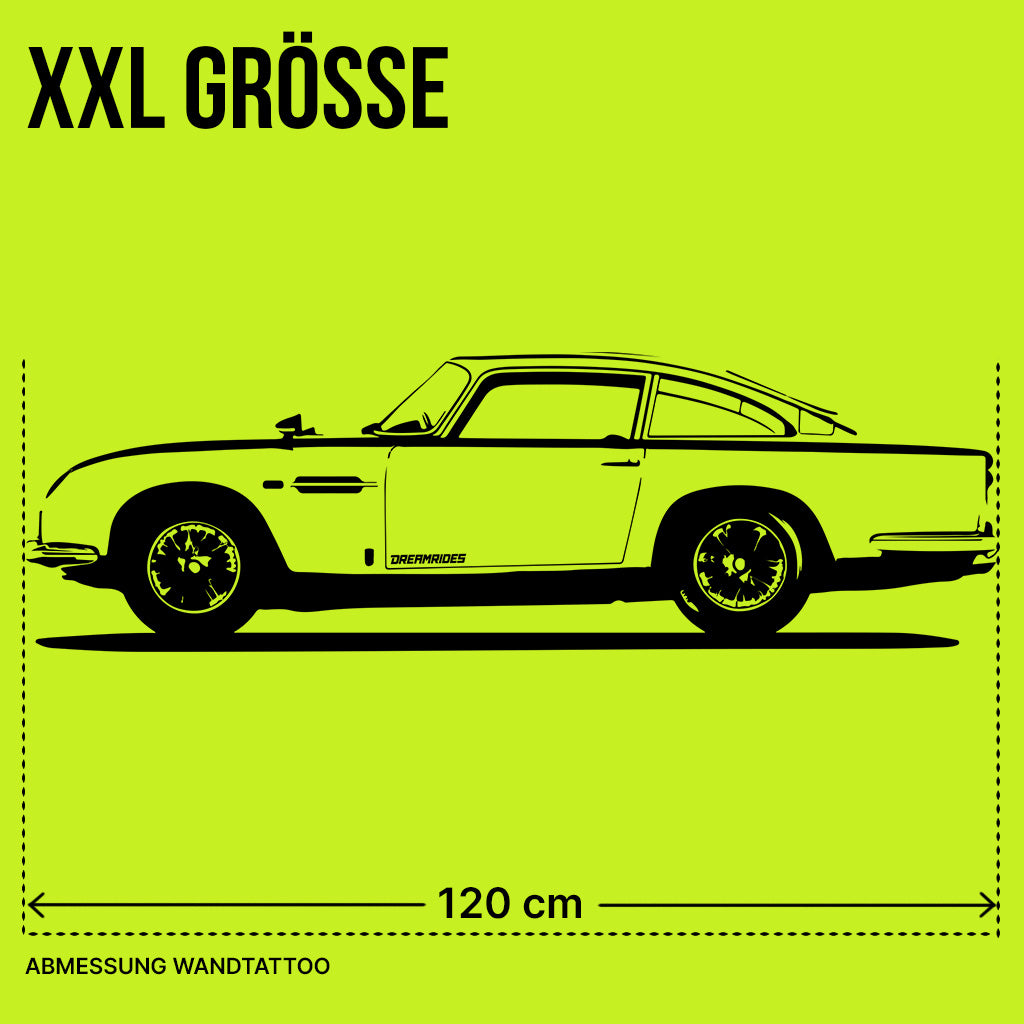 Aston Martin DB5 "James Bond" (1963) - Wandtattoo