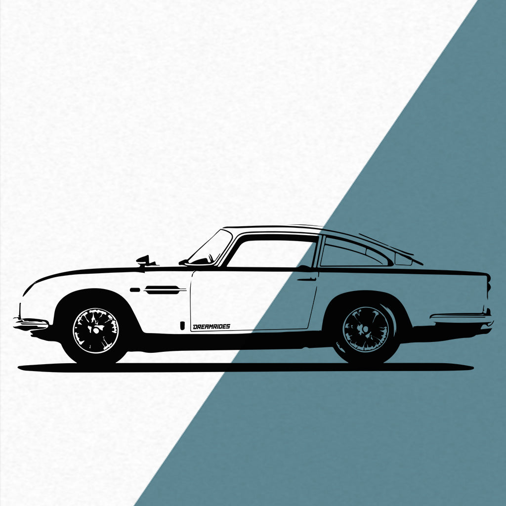 Aston Martin DB5 "James Bond" (1963) - Wandtattoo