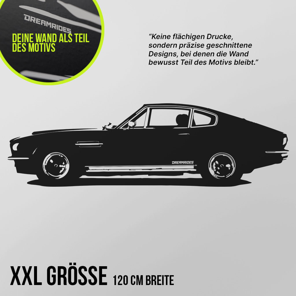 Aston Martin DBS-Vantage "James Bond" (1970) - Wandtattoo