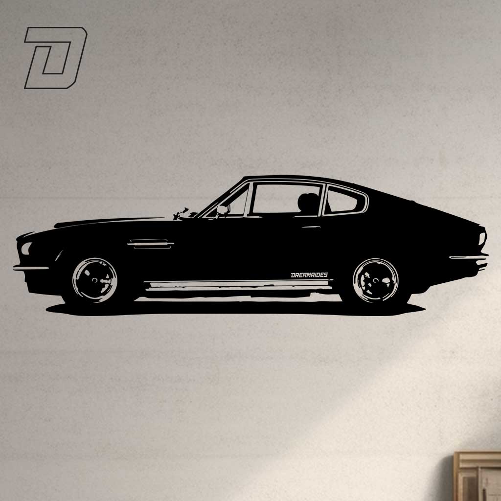 Wandtattoo - Aston Martin DBS-Vantage "James Bond" (1970)