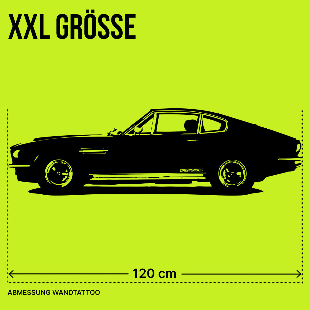 Aston Martin DBS-Vantage "James Bond" (1970) - Wandtattoo