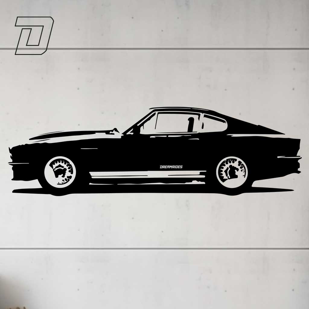 Wandtattoo - Aston Martin V8 "James Bond" (1972)