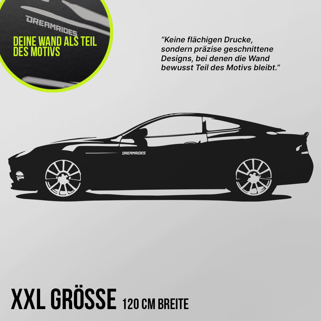 Aston Martin V12 Vanqish "James Bond" (2001) - Wandtattoo
