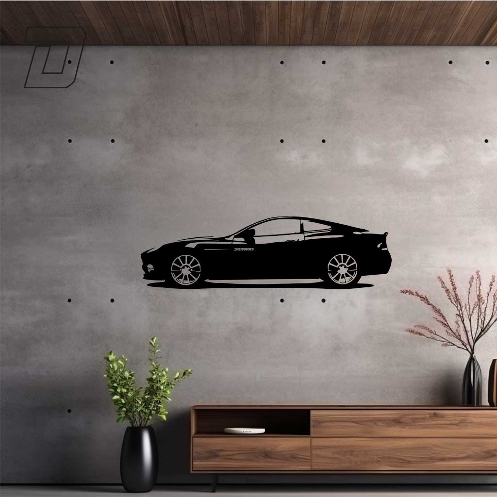 Wandtattoo - Aston Martin V12 Vanqish "James Bond" (2001)