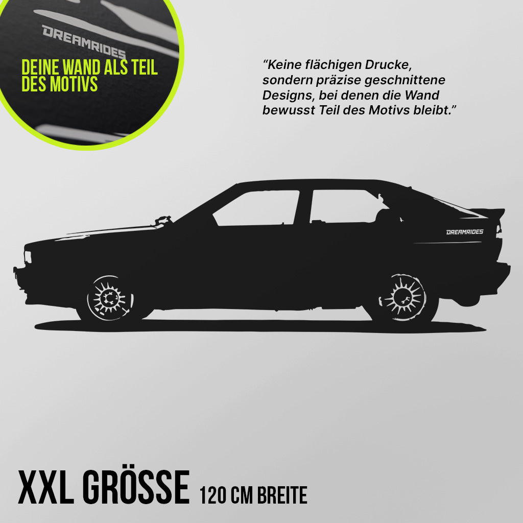 Audi Quattro (1980) - Wandtattoo