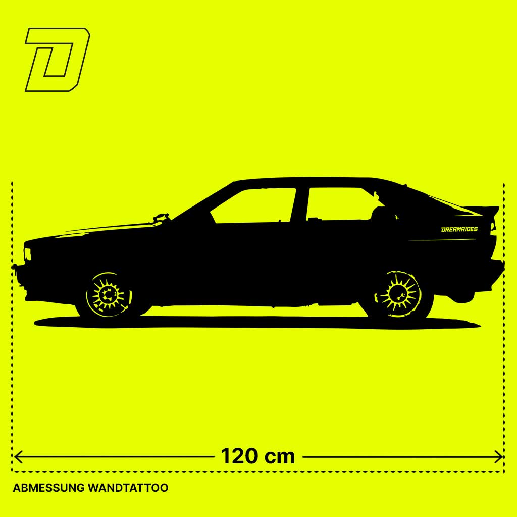 Wandtattoo - Audi Quattro (1980)