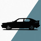 Audi Quattro (1980) - Wandtattoo