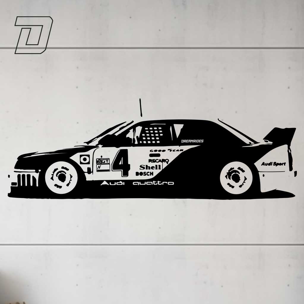 Wandtattoo - Audi 90 IMSA GTO (1989)