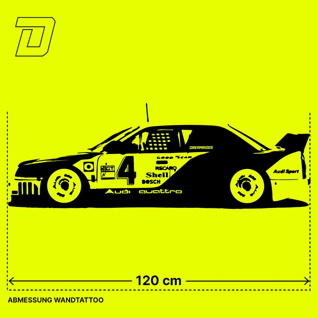 Wandtattoo - Audi 90 IMSA GTO (1989)
