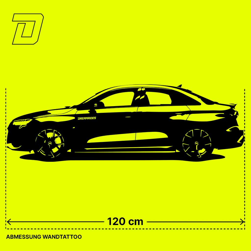 Wandtattoo - Audi RS3 Limousine (2022)