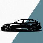 Audi RS6 Avant (2020) - Wandtattoo