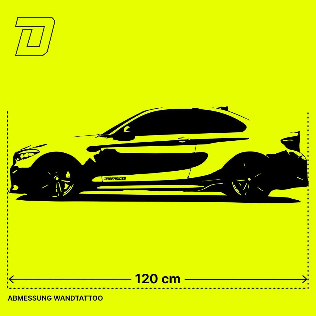 Wandtattoo - BMW M2 Competition (2019)
