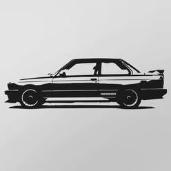 BMW M3 E30 (1986) - Wandtattoo