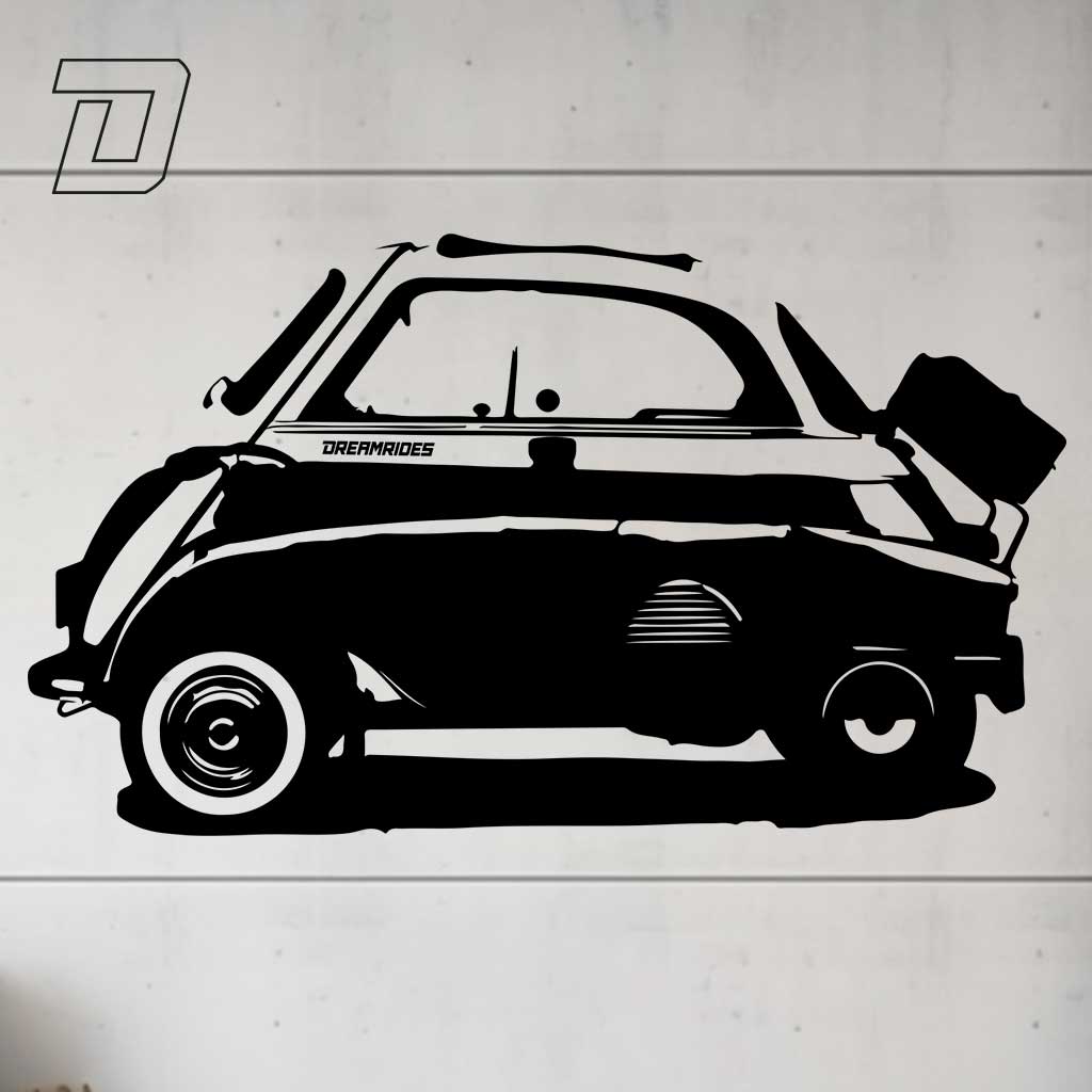 Wandtattoo - BMW Isetta (1955)