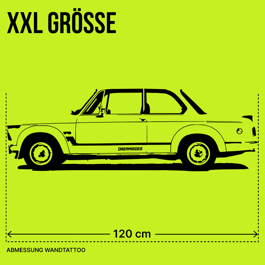BMW 2002 Turbo (1973) - Wandtattoo