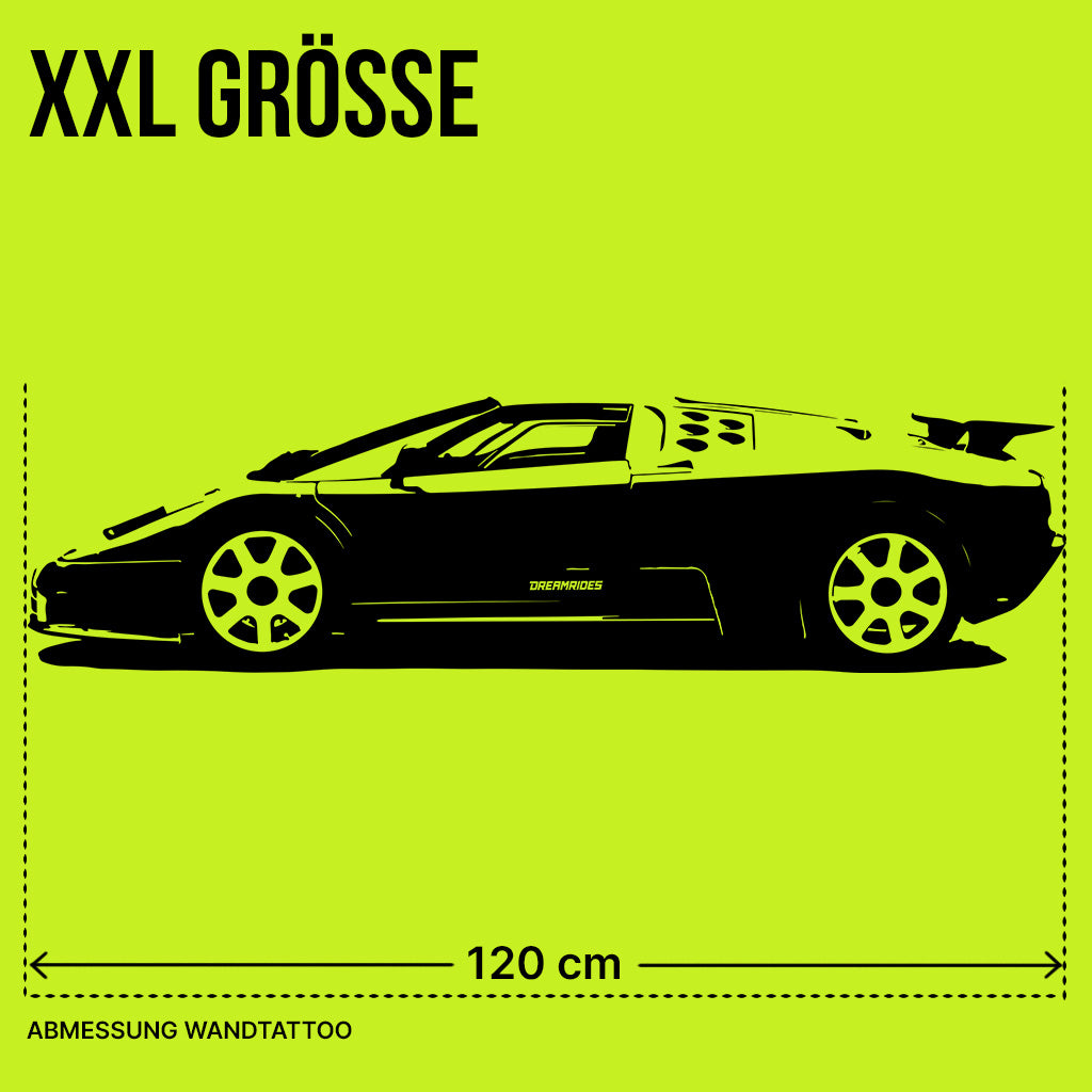 Bugatti EB110 Supersport (1991) - Wandtattoo