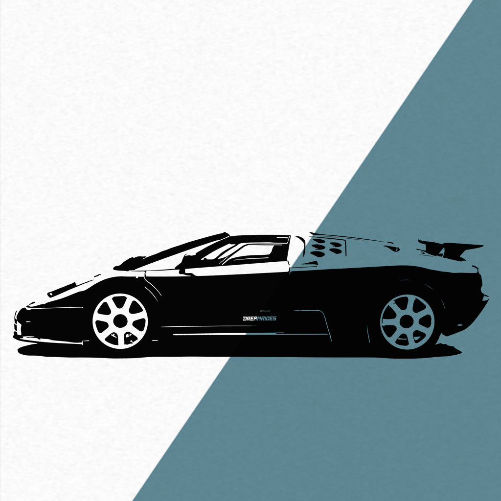 Bugatti EB110 Supersport (1991) - Wandtattoo