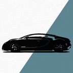Bugatti Veyron Supersport (2010) - Wandtattoo